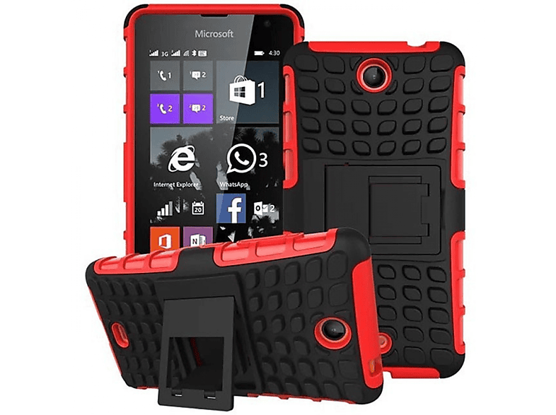 Rot 430, Lumia Microsoft, Backcover, 2i1, CASEONLINE