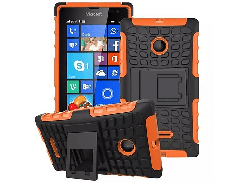 Orange CASEONLINE Lumia Microsoft, Backcover, 2i1, 435,