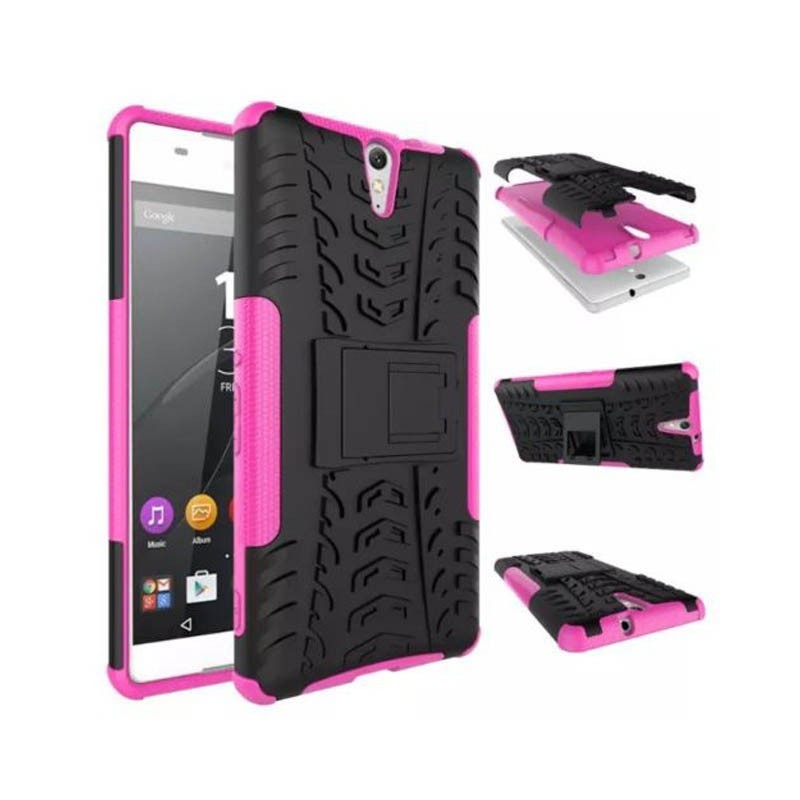 CASEONLINE 2i1, Backcover, Xperia Ultra, Sony, C5 Pink