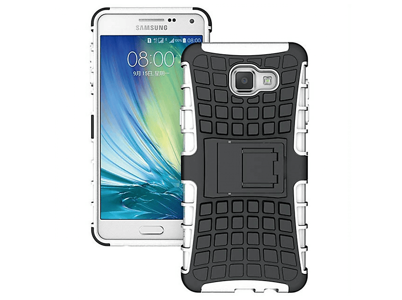 Weiß Galaxy (2016), Samsung, 2i1, A5 Backcover, CASEONLINE