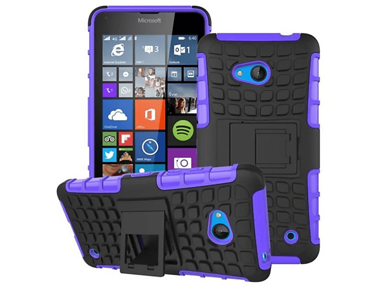 CASEONLINE 2i1, Backcover, Microsoft, Violett Lumia 640