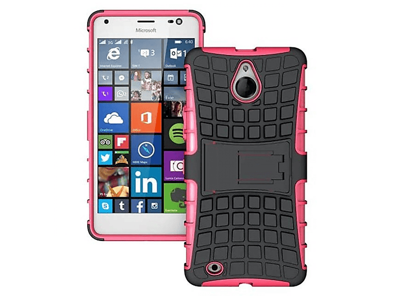 CASEONLINE 2i1, Backcover, Microsoft, Lumia 850, Pink