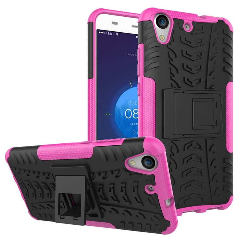 CASEONLINE Huawei, Pink Y6 Backcover, II, 2i1,