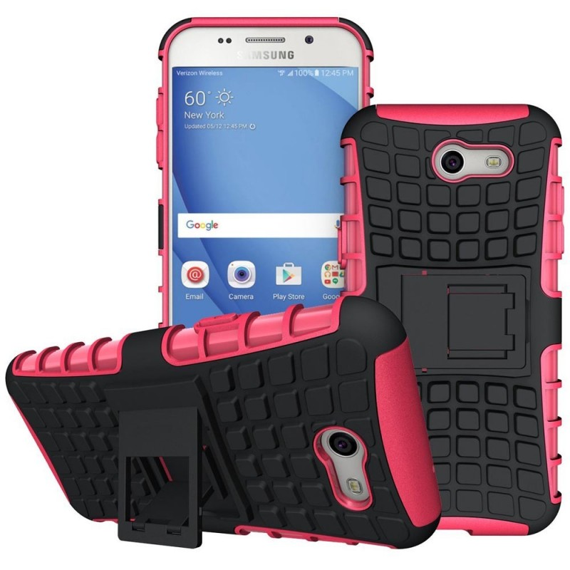 CASEONLINE 2i1, J3 Galaxy Samsung, Backcover, Pink Emerge