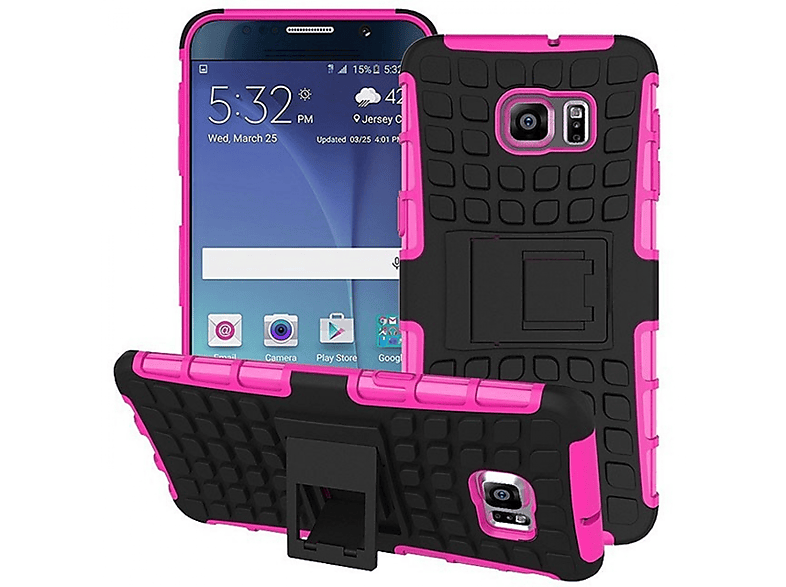 Samsung, Note Backcover, 5, 2i1, Pink Galaxy CASEONLINE