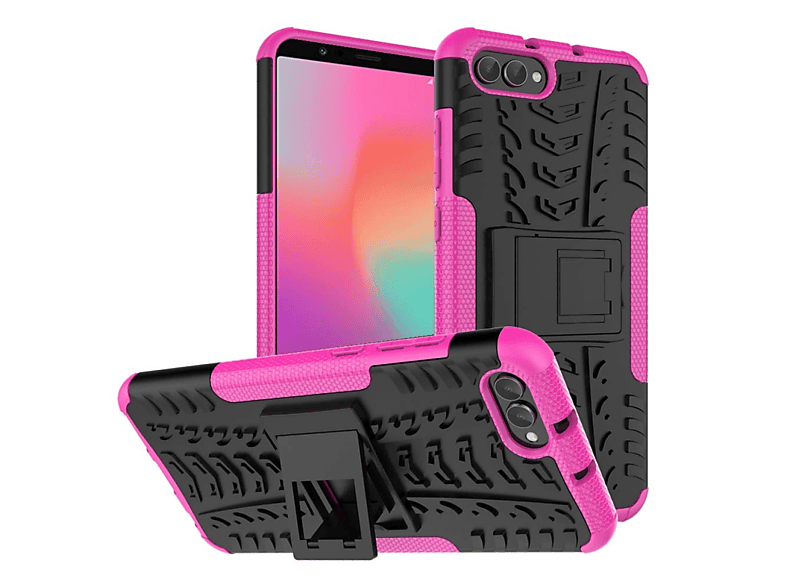 CASEONLINE Backcover, View Honor Huawei, Pink 2i1, 10,