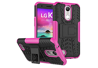 CASEONLINE 2i1, Backcover, LG, K10 2017, Pink