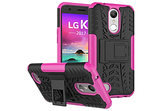 CASEONLINE 2i1, Backcover, LG, K10 2017, Pink