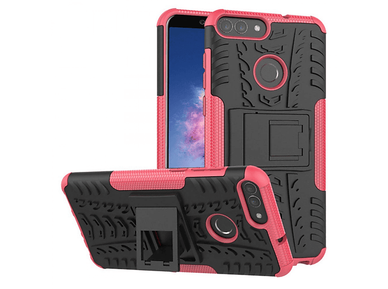 CASEONLINE 2i1, Backcover, Huawei, P Smart, Pink