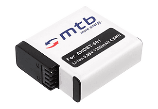 Accu geschikt voor GoPro Hero 8 Zwart, Li-ion, 3.85V, 1250mAh, 4.8Wh
