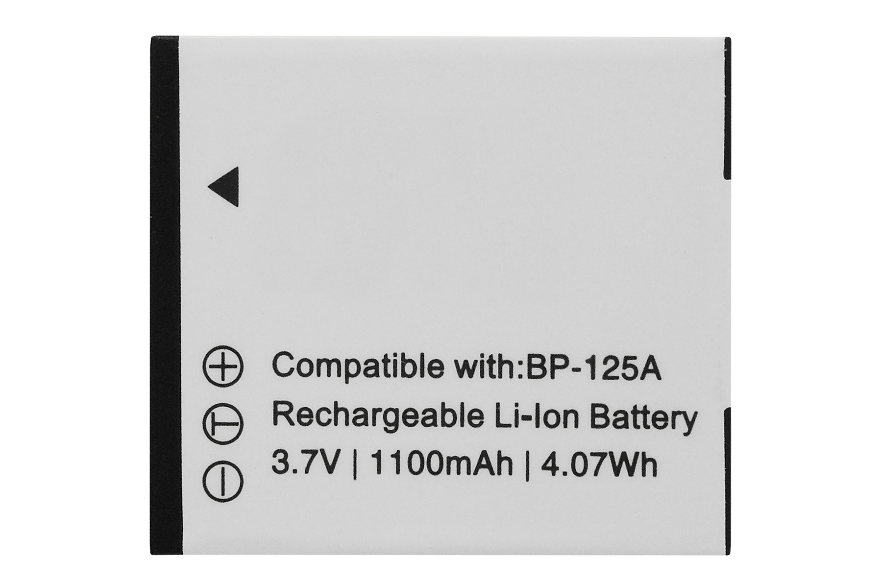 BP125A mAh 1100 Li-Ion, MORE BAT-250 ENERGY Akku, MTB