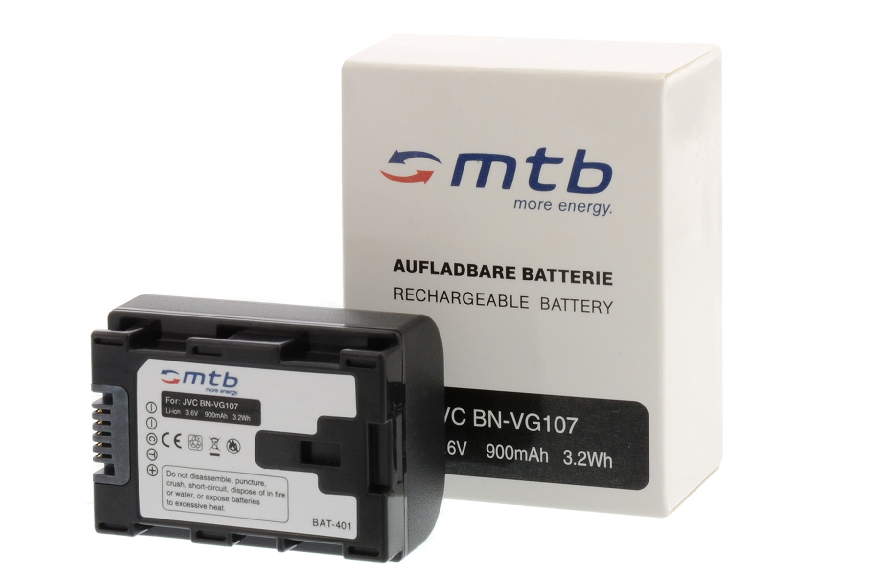 MTB MORE ENERGY BAT-401 mAh BN-VG107 Li-Ion, 900 Akku