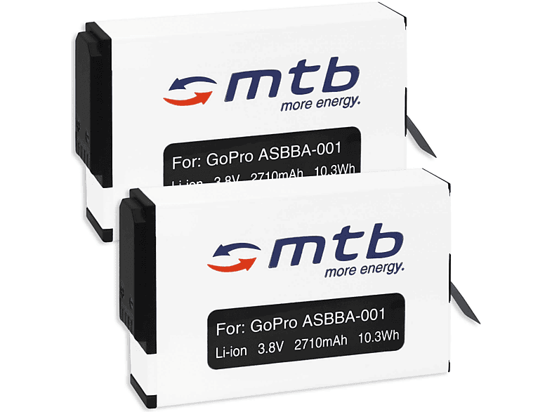 MTB MORE ENERGY 2x BAT-483 ASBBA-001 Akku, Li-Ion, 2710 mAh