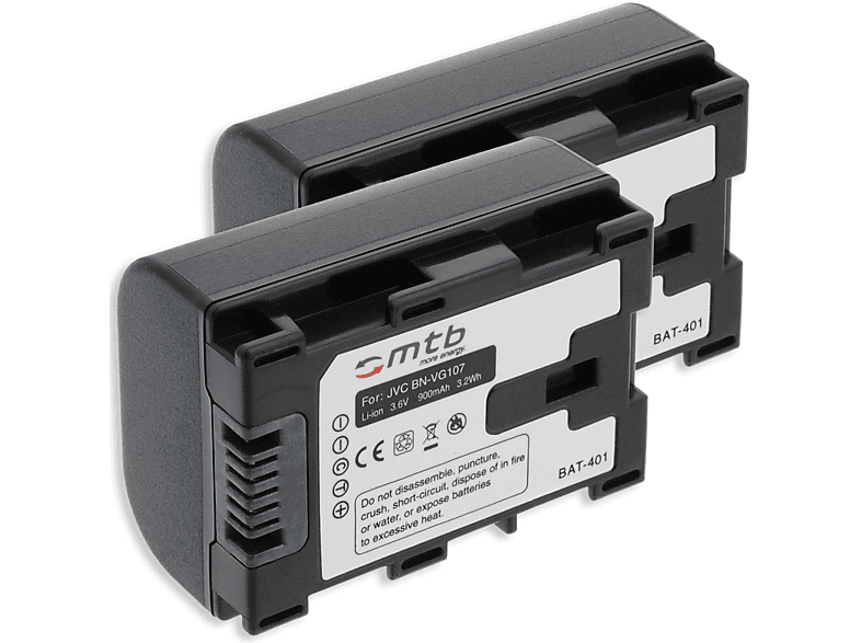 Kundenkarte MTB MORE ENERGY 900 2x mAh Li-Ion, BN-VG107 BAT-401 Akku