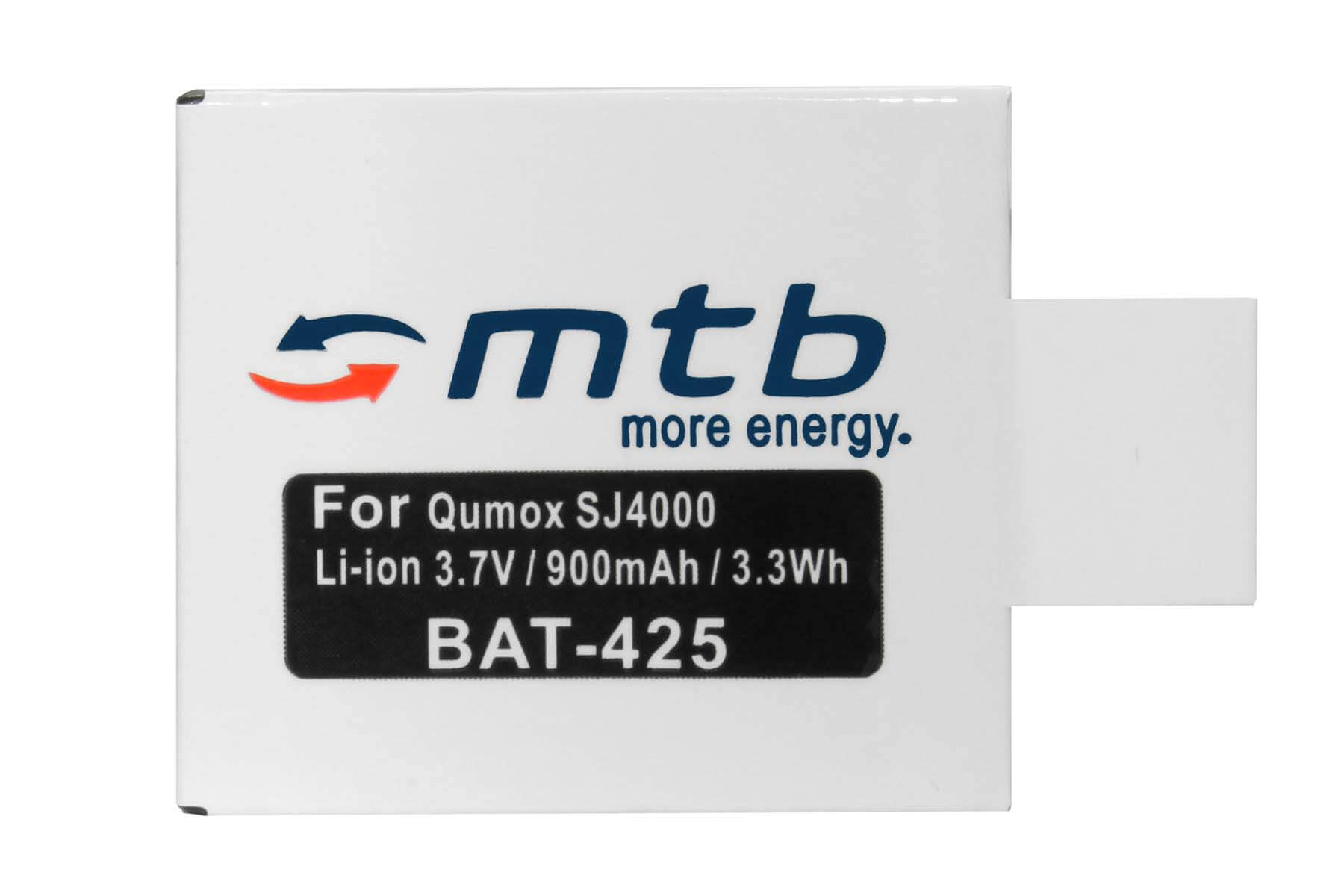 MTB MORE BAT-425 900 Akku, mAh ENERGY SJ4000 Li-Ion,