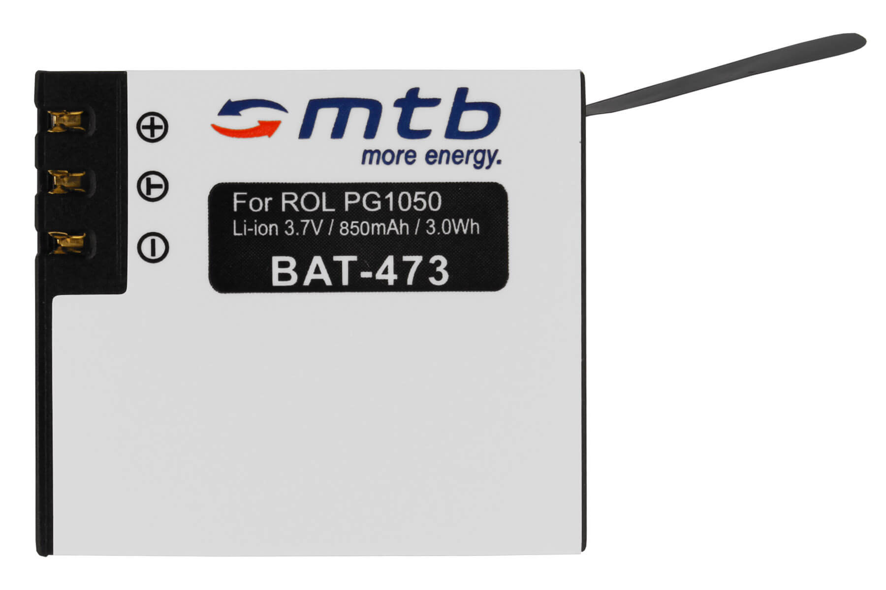 MTB MORE ENERGY 2x BAT-473 850 AC430 mAh Akku, Li-Ion