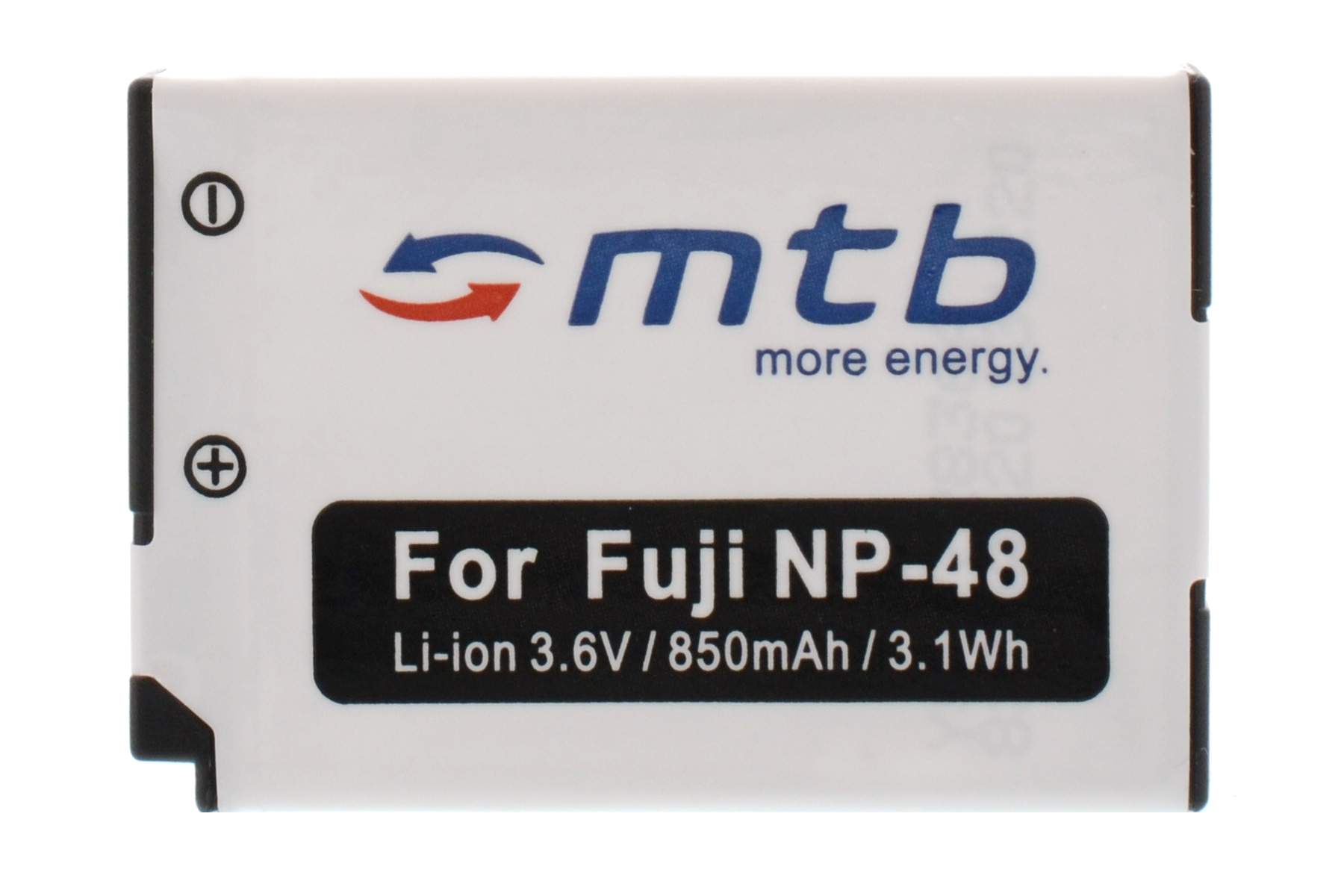 ENERGY mAh NP-48 Akku, MORE Li-Ion, 850 BAT-410 MTB