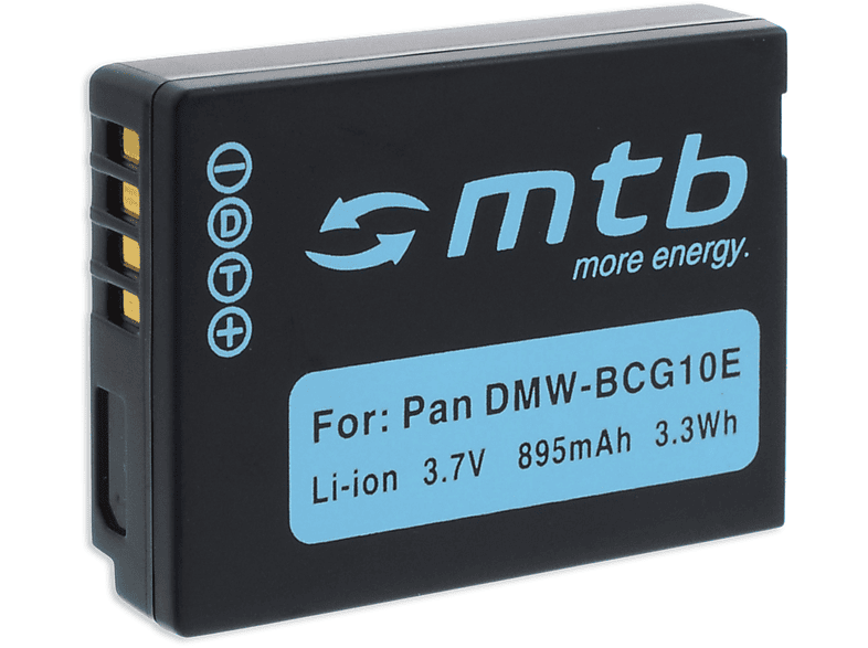 MORE BAT-155 MTB 895 Li-Ion, Akku, mAh DMW-BCG10E ENERGY