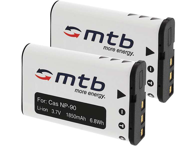 MTB MORE ENERGY 2x BAT-232 NP-90 Akku, Li-Ion, 1850 mAh