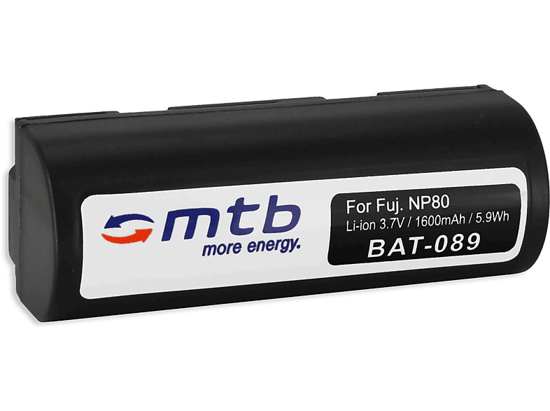 MTB MORE ENERGY BAT-089 NP-80 Akku, Li-Ion, 1600 mAh | Akkus