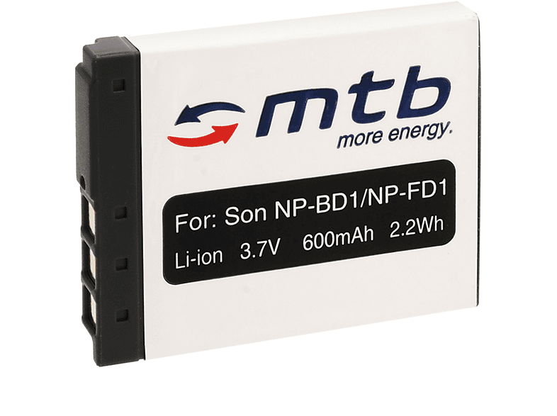 Akku, MTB Li-Ion, mAh NP-BD1 ENERGY 600 MORE BAT-218