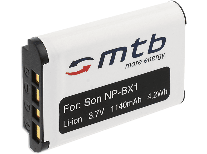 NP-BX1 MTB 1140 Li-Ion, ENERGY BAT-363 Akku, mAh MORE
