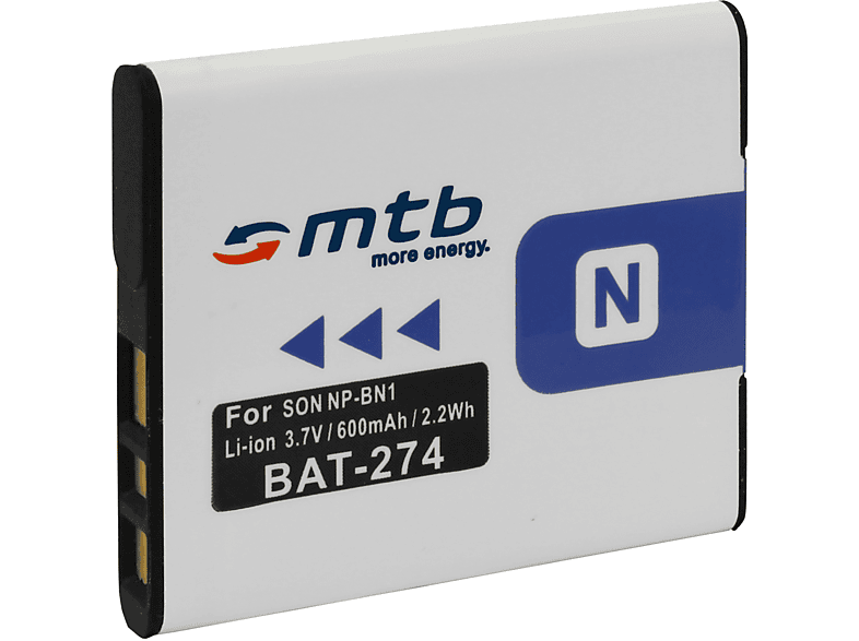 MTB MORE ENERGY BAT-274 NP-BN1 Akku, Li-Ion, 600 mAh