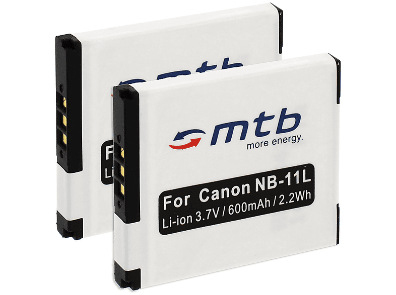 Batteria Canon NB-11L (600mAh) + Caricatore Per PowerShot IXUS 185, 285 HS, A3400 IS E Altri