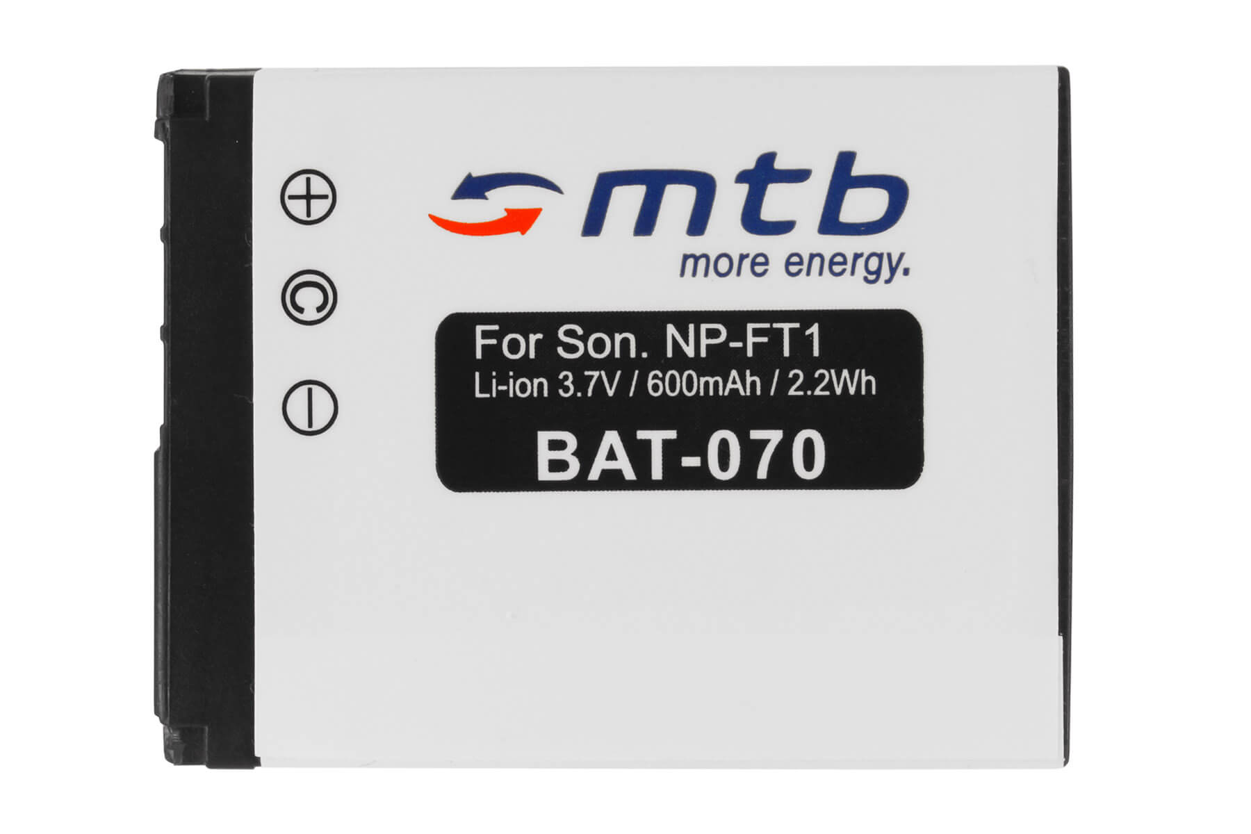 MTB MORE ENERGY BAT-070 NP-FT1 600 mAh Li-Ion, Akku