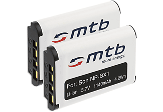 MTB MORE ENERGY 2x BAT-363 NP-BX1 Akku, Li-Ion, 1140 mAh