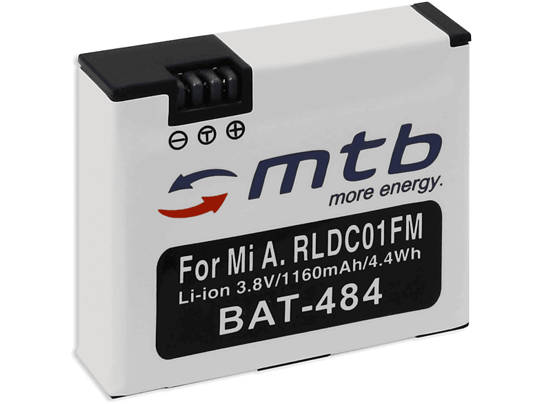 mAh RLDC01FM MTB ENERGY 1160 BAT-484 MORE Li-Ion, Akku,