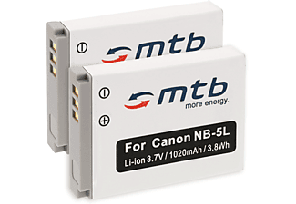 MTB MORE ENERGY 2x BAT-019 NB-5L Akku, Li-Ion, 1150 mAh
