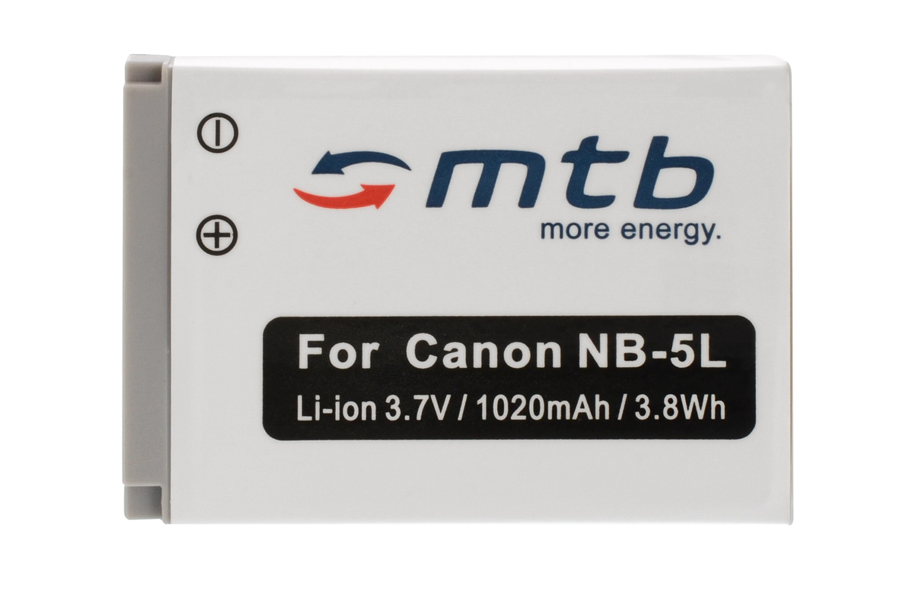 Li-Ion, 2x ENERGY Akku, MTB mAh 1150 MORE NB-5L BAT-019