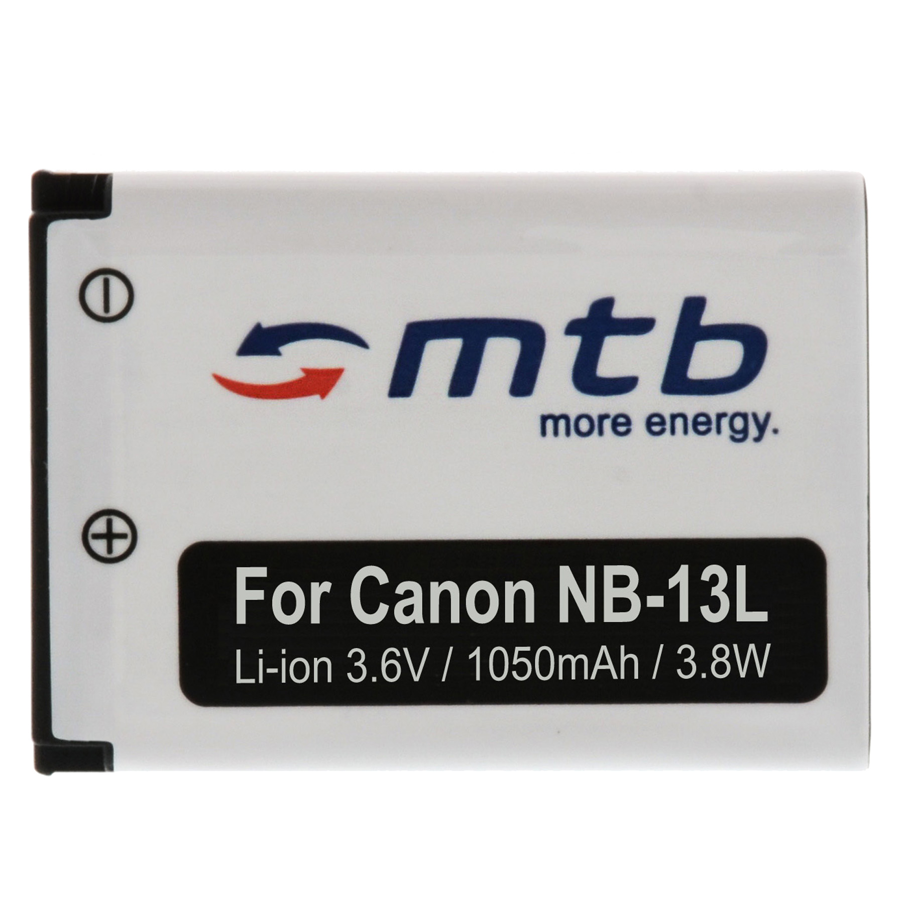 MTB MORE BAT-445 ENERGY Li-Ion, 1050 mAh NB-13L Akku