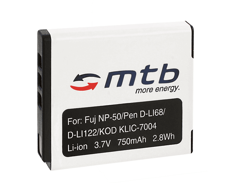 MTB Akku, MORE ENERGY BAT-111 NP-50 mAh Li-Ion, 750