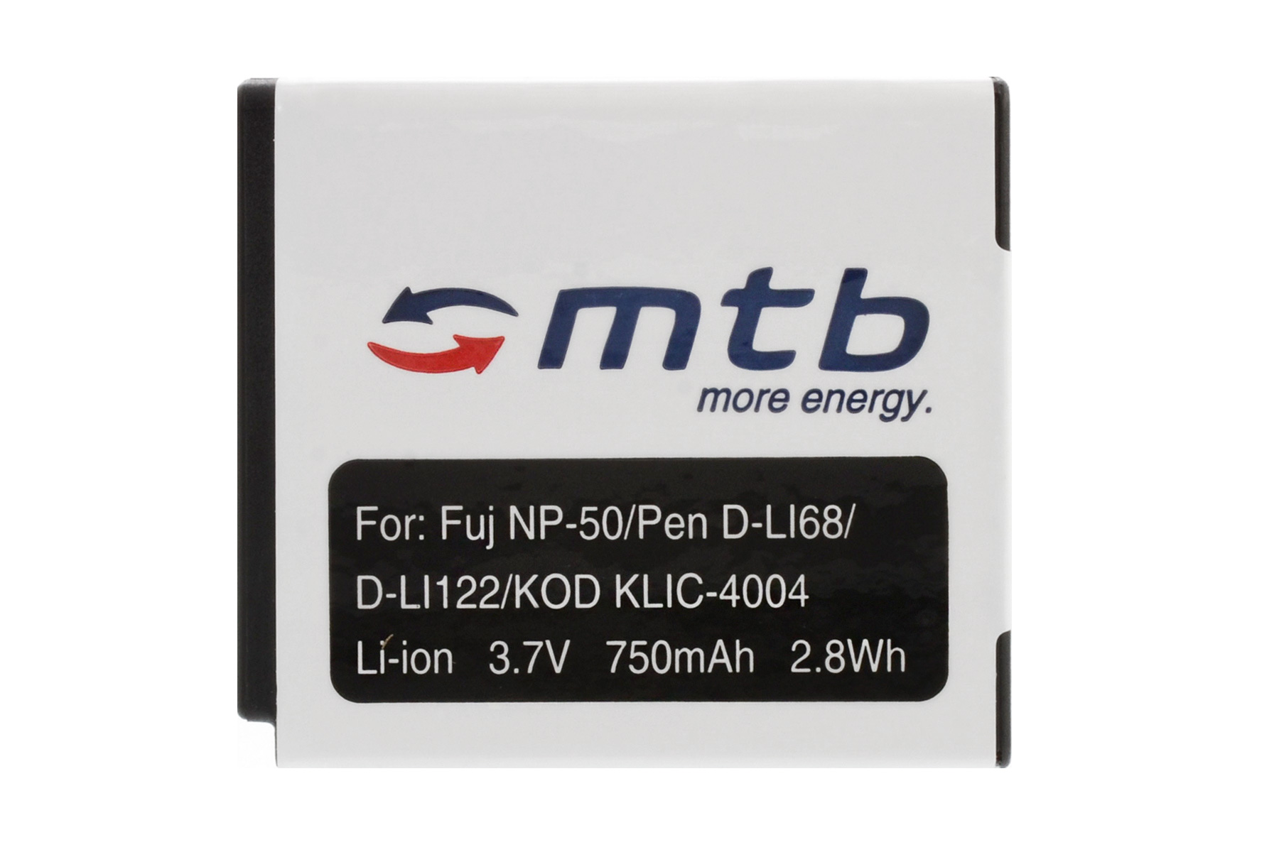 NP-50 MORE Akku, ENERGY BAT-111 Li-Ion, MTB mAh 750