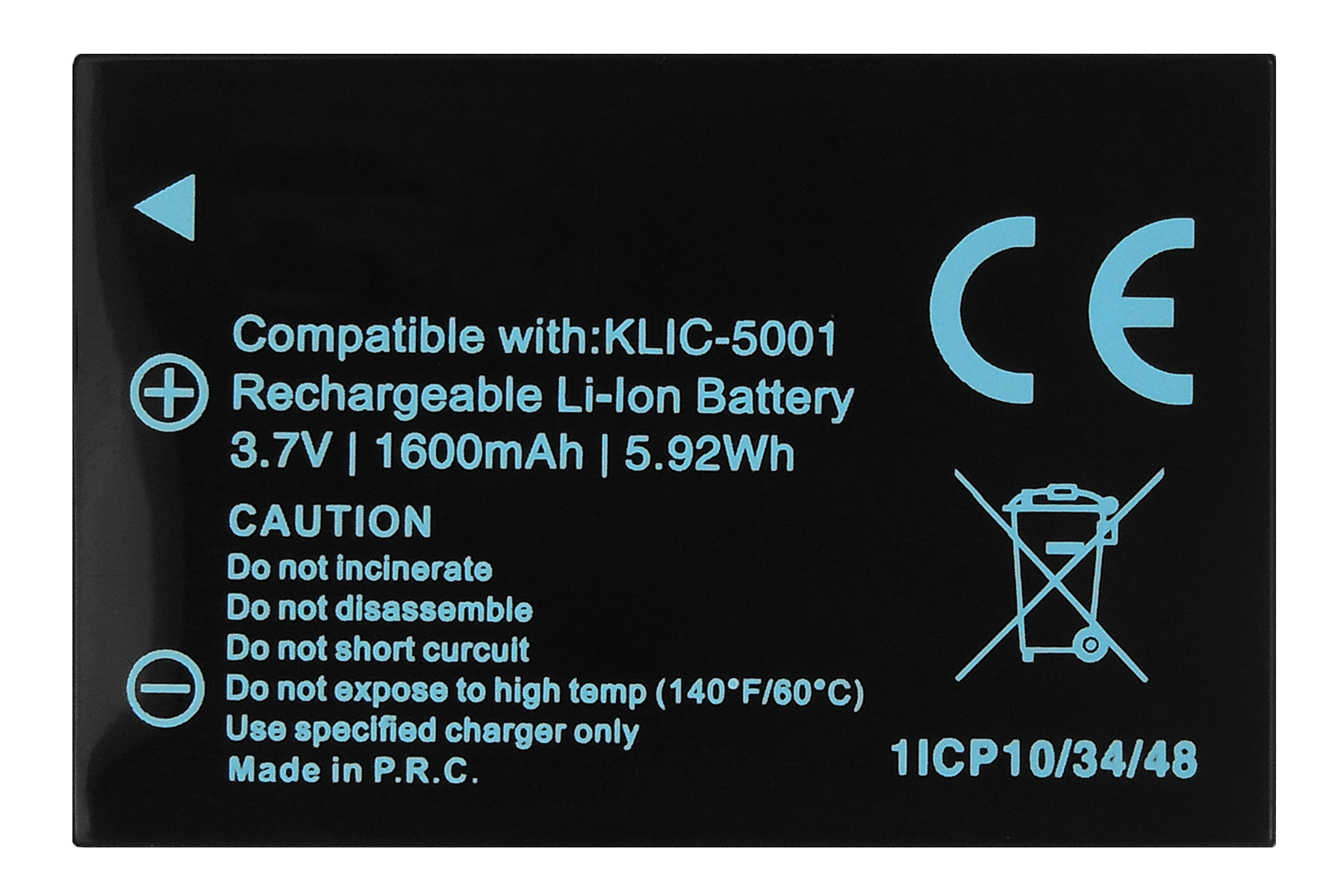 MTB MORE ENERGY BAT-028 1600 mAh Li-Ion, KLIC-5001 Akku