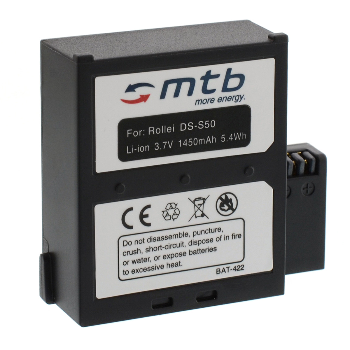 MTB MORE ENERGY BAT-422 DS-SD50 Akku, mAh 1450 Li-Ion