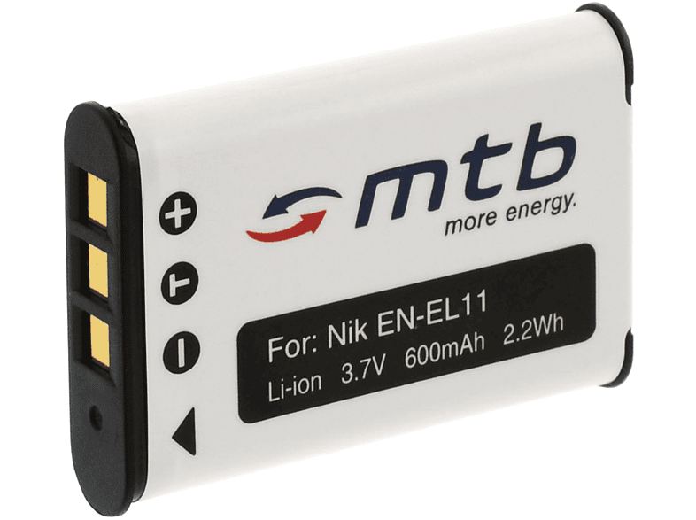 EN-EL11 ENERGY mAh Akku, Li-Ion, MORE BAT-078 MTB 600