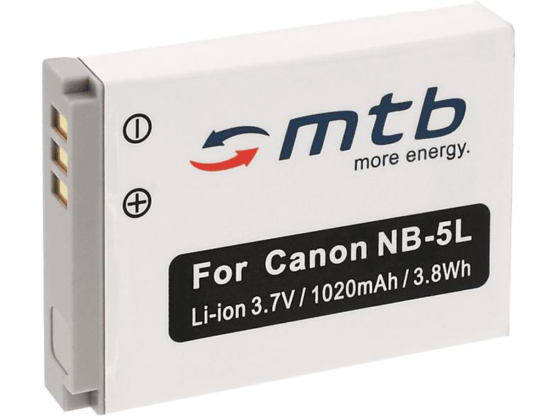 MORE mAh ENERGY BAT-019 NB-5L Li-Ion, Akku, 1150 MTB