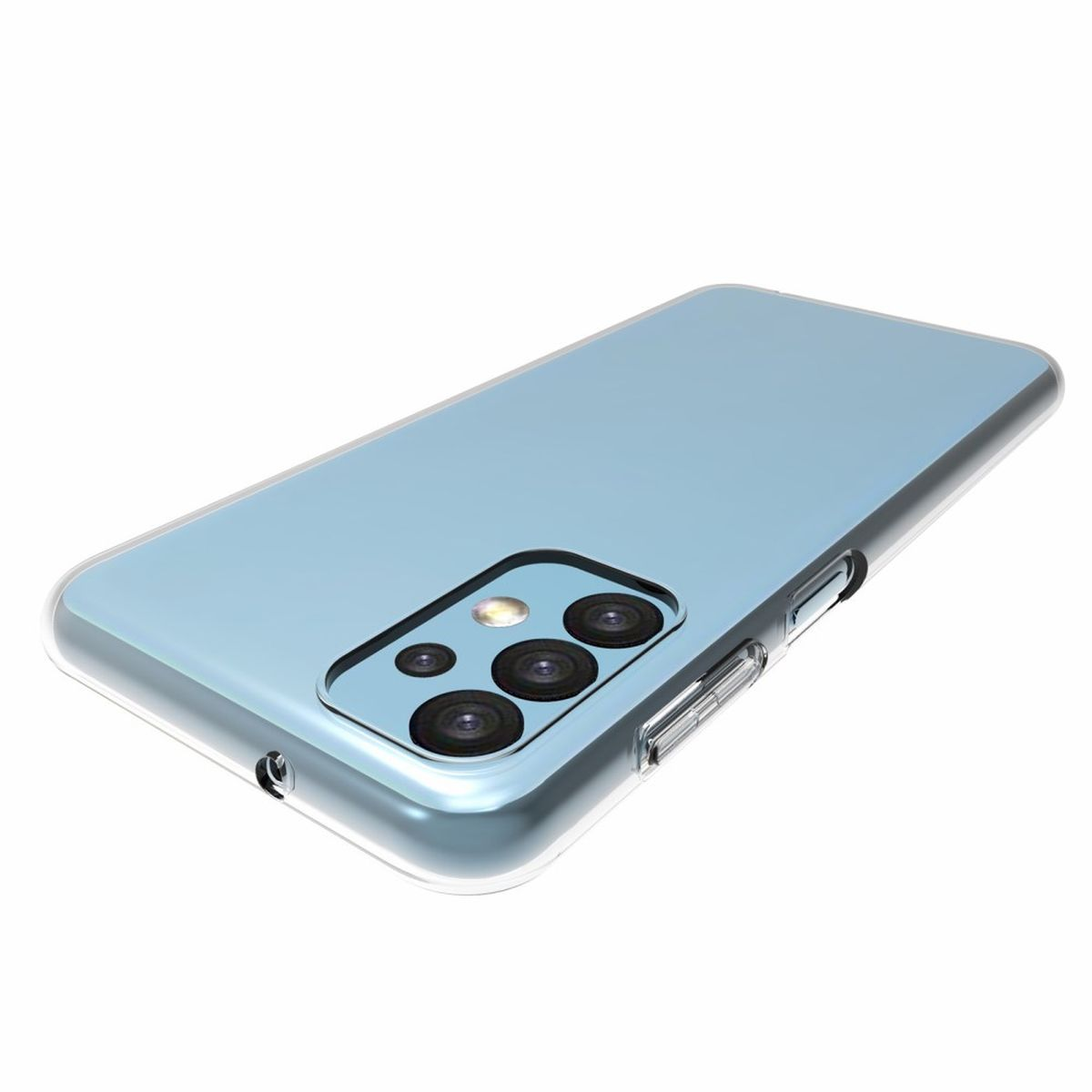 COVERKINGZ Handyhülle Case Ultra Samsung, Backcover, 4G/5G/A04s, A13 Transparent dünn, Galaxy