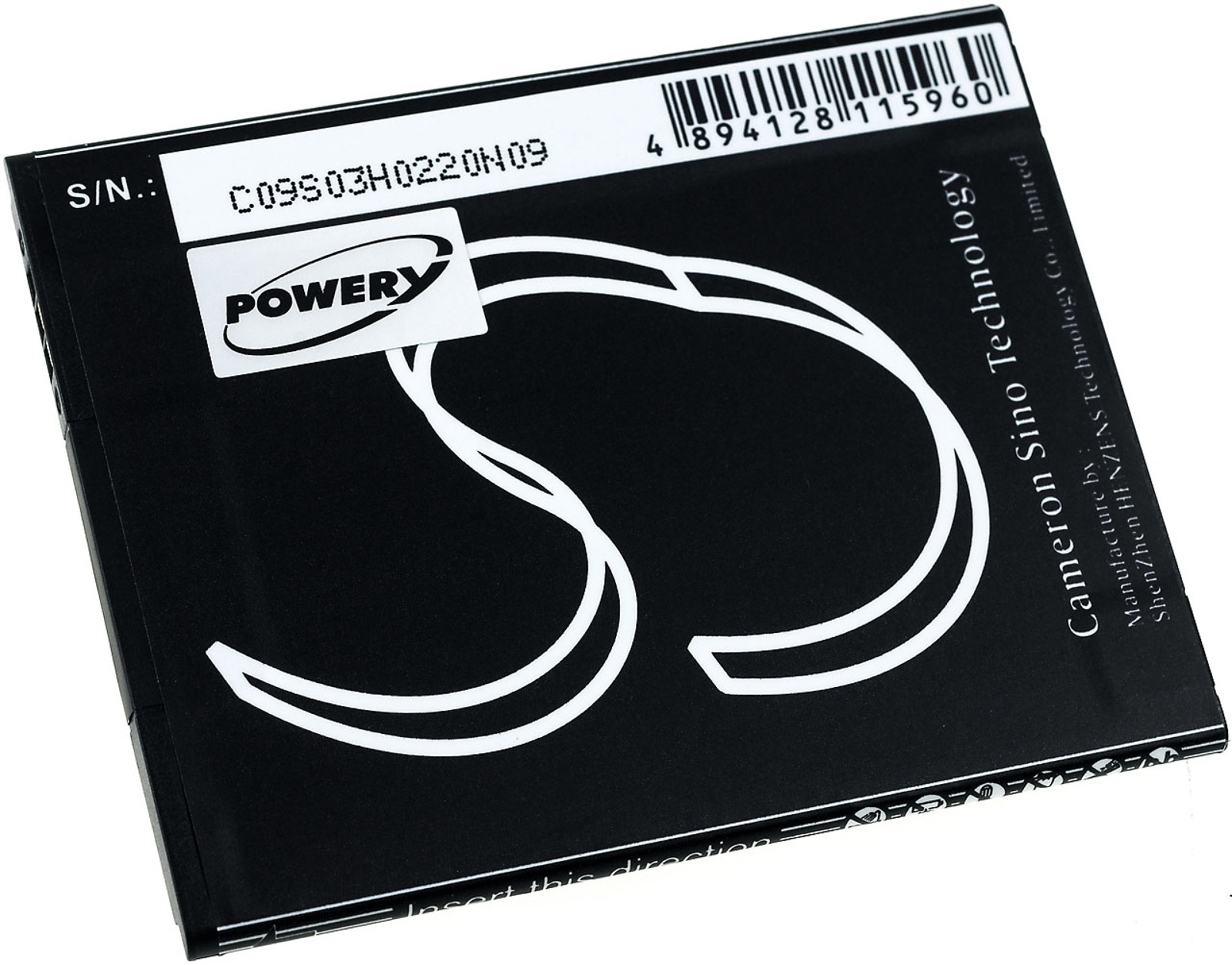 für Akku POWERY 3.8 Akku, Ahiga 2000mAh Volt, Li-Ion Mobiwire