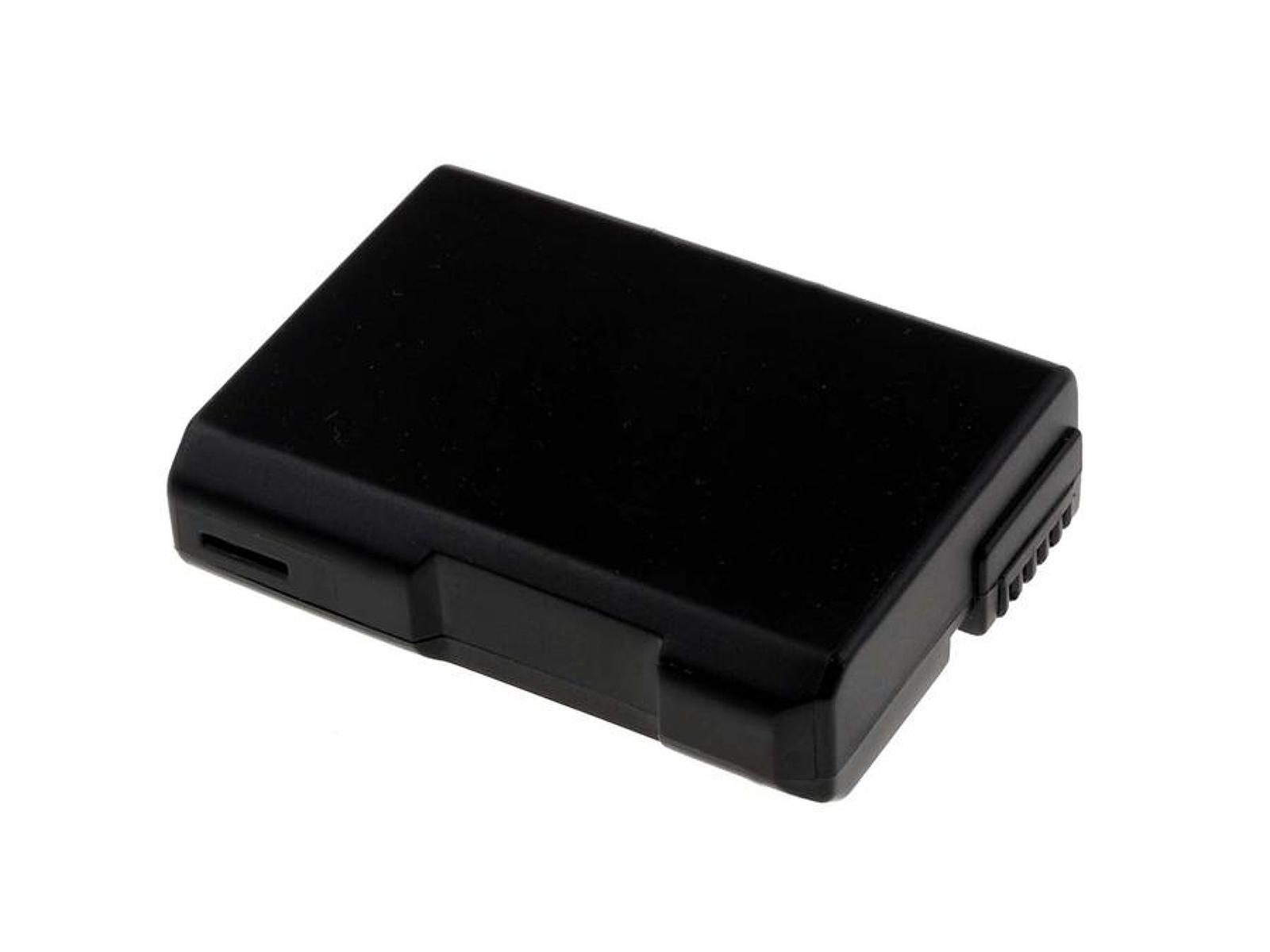 Schwarze Batterie auf weißem Hintergrund. Rechteckige Form. Saubere und einfache Präsentation.