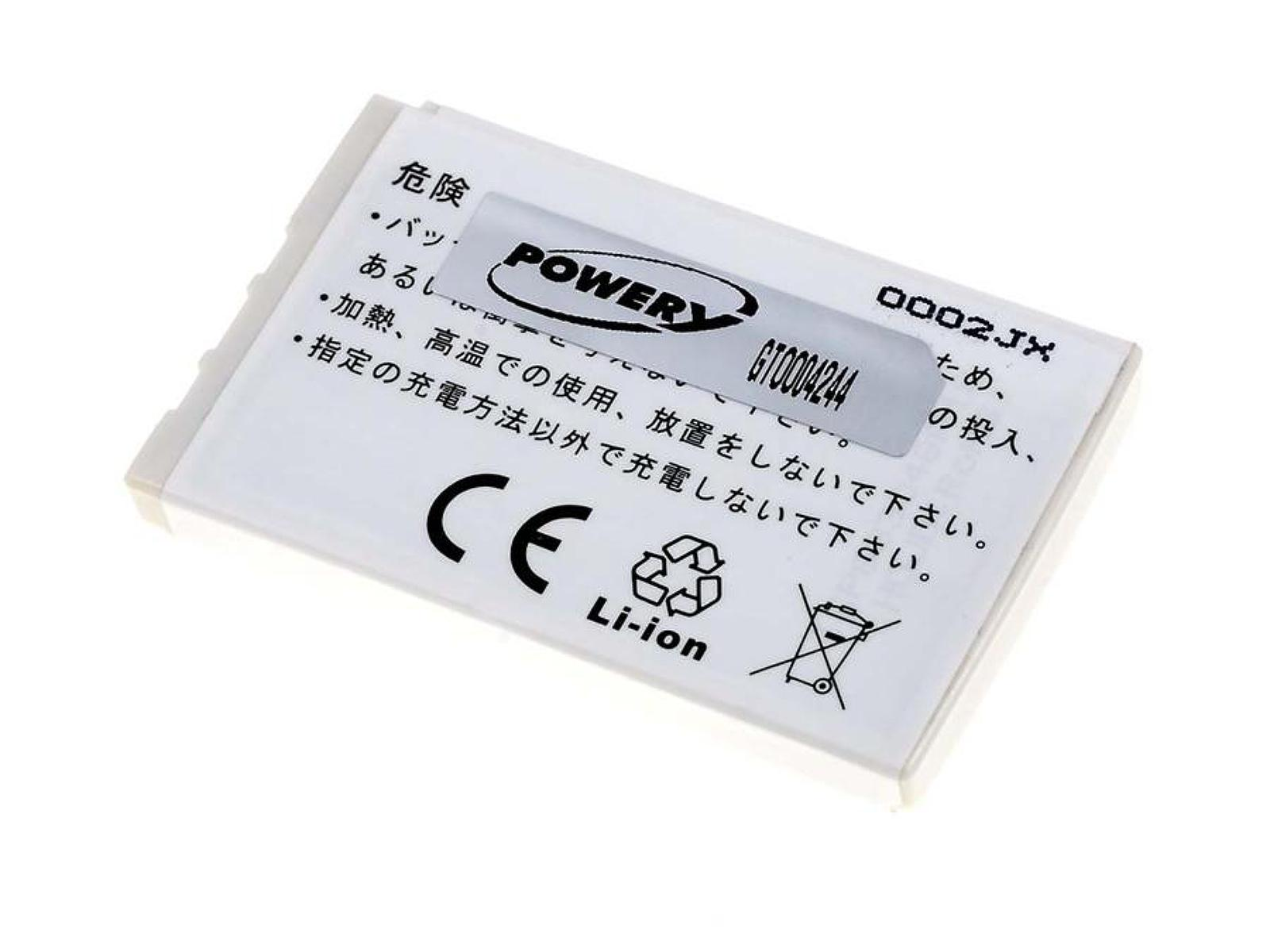 Batería blanca con texto japonés y marca CE. El logo de Power es visible.