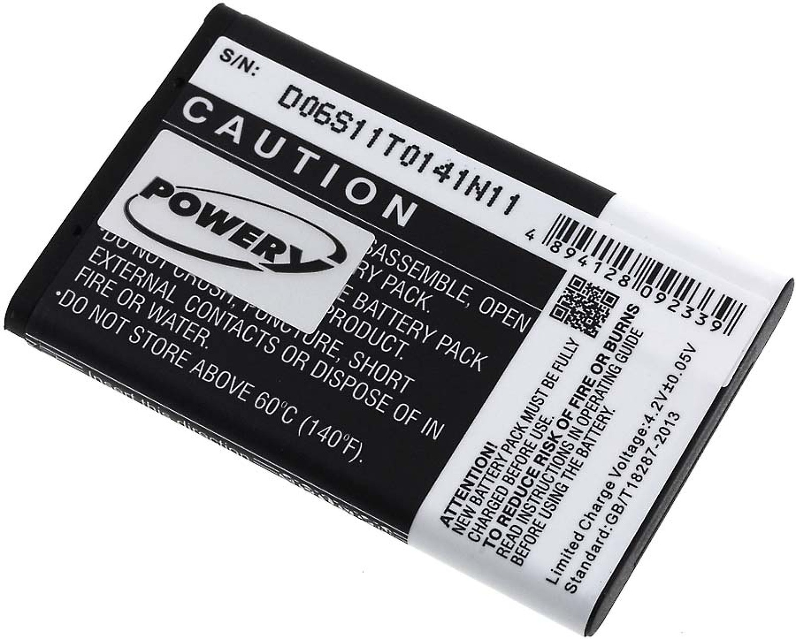 POWERY Akku für Telekom Li-Ion Volt, 1200mAh Akku, 3.7 A806