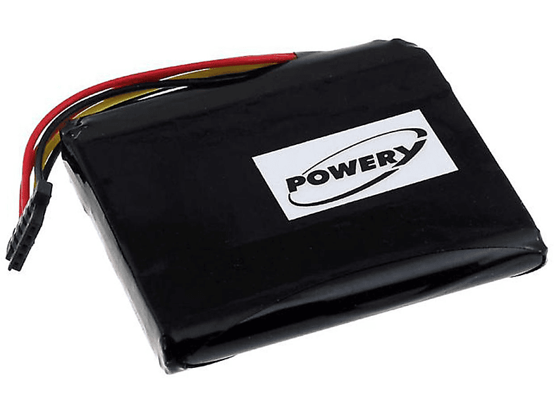 POWERY Akku für TomTom Go Live 1000 LiIon Akku, 3.7 Volt, 1000mAh