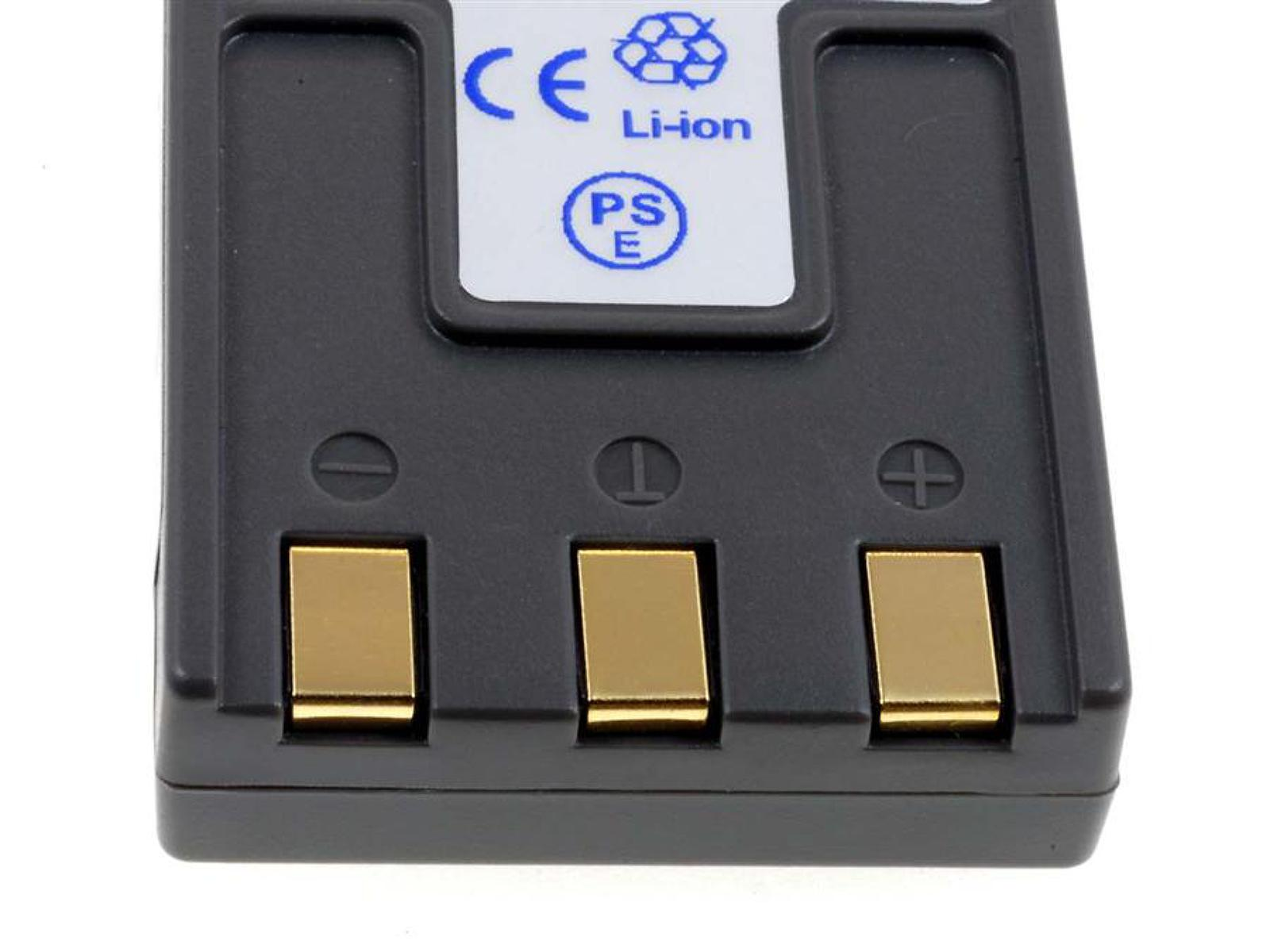 Conector de batería negro con conectores dorados sobre blanco.