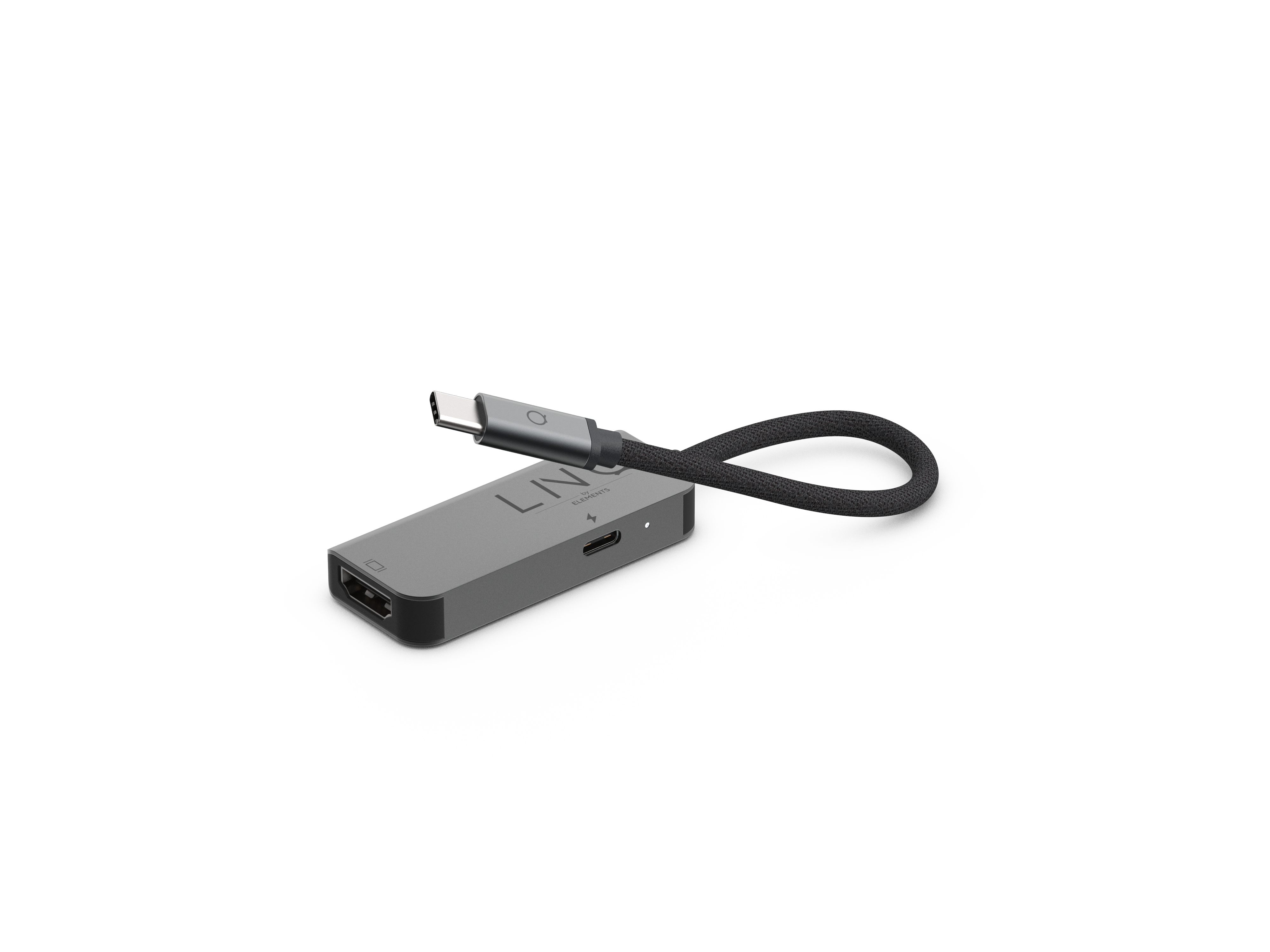 LINQ 2-in-1, USB-C Hub, Black, Grey