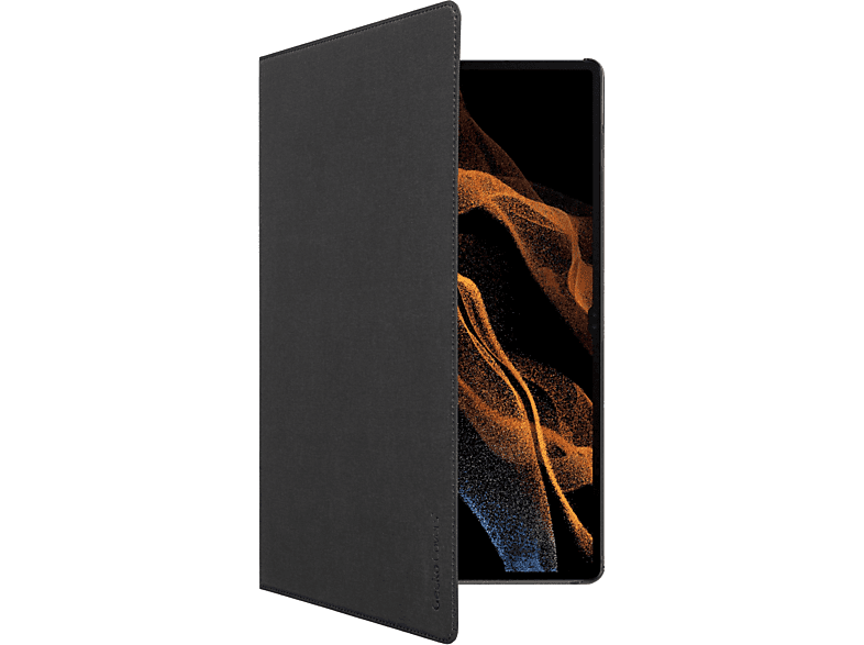 GECKO COVERS Easy-Click Black PU 2.0 Leather, Bookcover für Hülle Tablet Samsung