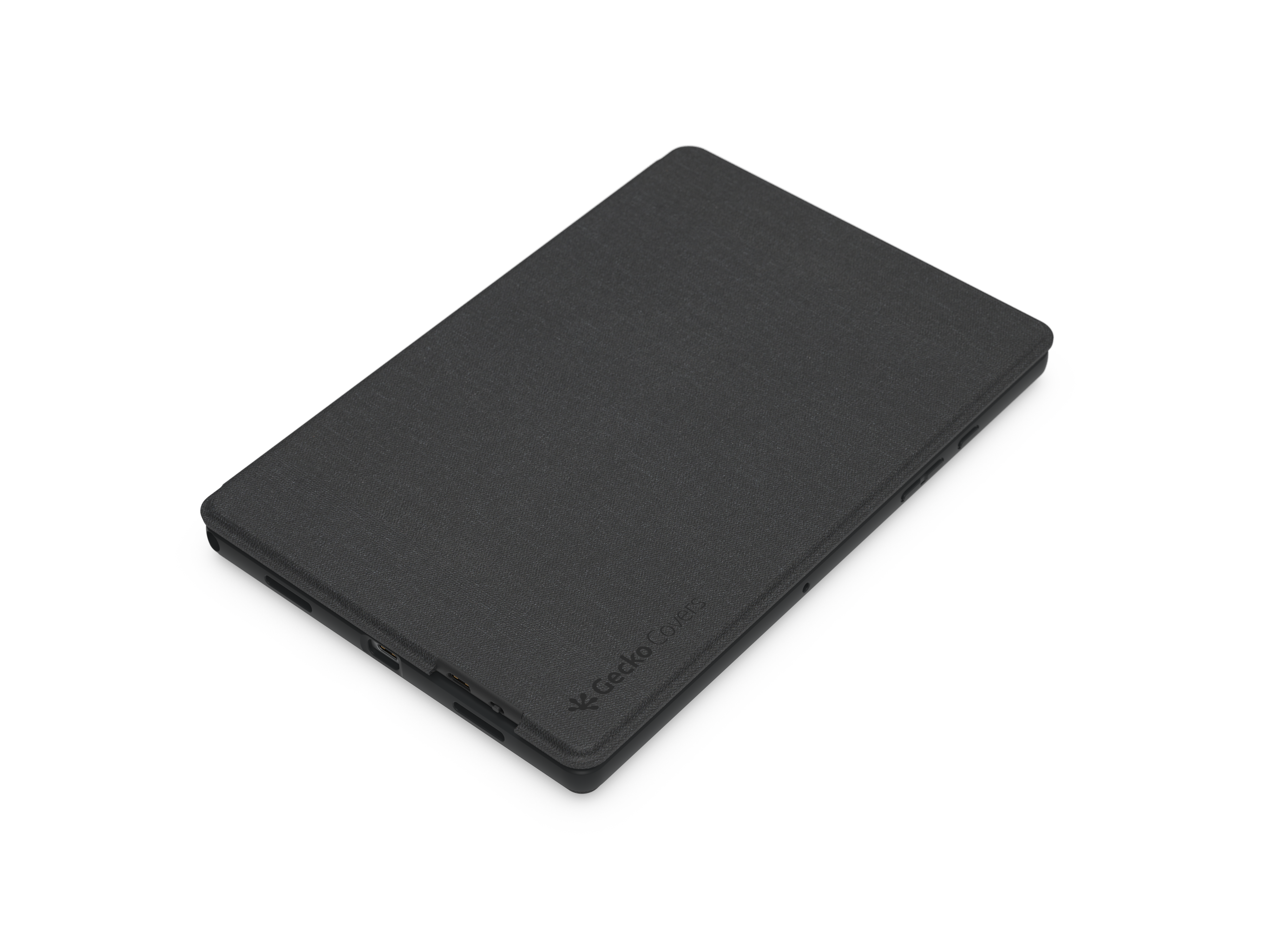 PU Samsung 2.0 Canvas, für Bookcover Tastatur-Case Cover GECKO Keyboard COVERS Grey